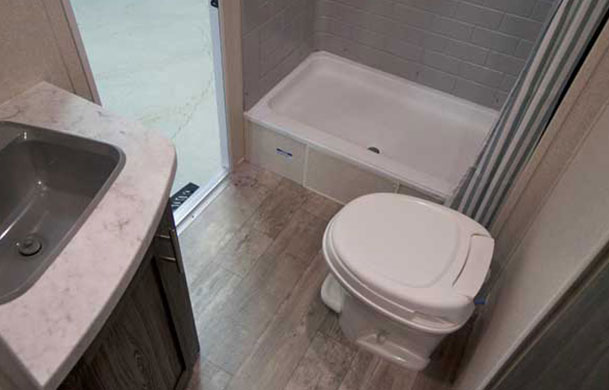 Prime RV Rental interior bathroom