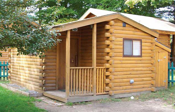 Large efficiency cabin exterior